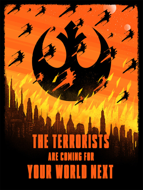 tiefighters:  Star Wars Propaganda - Poster IllustrationsSeries by  Marko Manev  