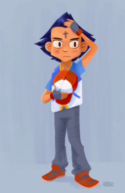 ianmork:  Ash Ketchum for Sketch Dailies on Ash Wednesday. 