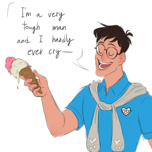 studiocuby:it sounded funnier in my headplease someone get him new ice cream he is crying for an hou