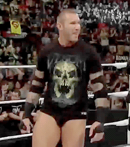 r-a-n-d-y-o-r-t-o-n:  Randy Orton Breaks Character To Dance To The New Day’s music