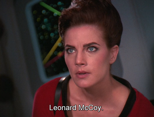 collaterlysisters:punlich:helenofwildfellhall:Leonard McCoy. I met him when he was a student at Olâ