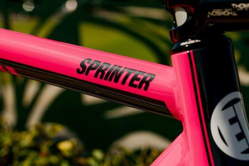 engine11:  2016 E11 Sprinter coming in HOT pink! #engine11 #engine11sprinter #fixedgear #trackbike #fixie #trackframe #singlespeed #brakeless #bicycle #triplebutted #hotpink #cycling #yourlegsaretheengine