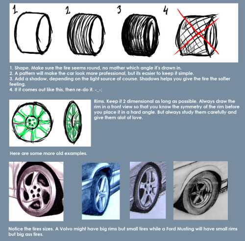 helpyoudraw:  Car Tutorial by ArtOfAProcrastinator  will be reading later on.