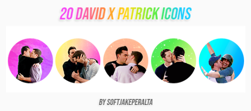 softjakeperalta: 20 david x patrick icons please reblog if using or saving!! credits are not needed 