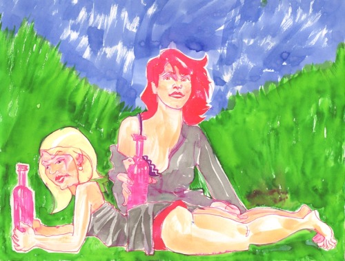 Porn photo Drawings of both Maggie Maraschino and Ginny