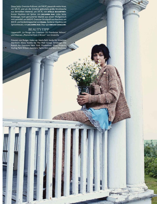 Thank you VOGUE Germany for featuring our silk designs in the on-shelves-now September fall fashion 