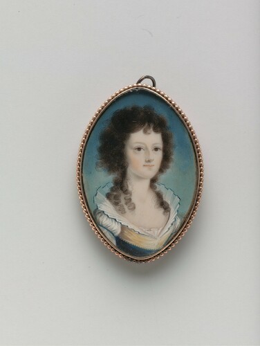 Mrs. James Bleecker (Sarah Bache), John Ramage, ca. 1795, American Decorative ArtsGift of James and 