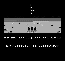 the-ankle-rocker:  Crystalis - NES - SNK: Black screens, white text. Not much more… but it still gives me chills. I love this game.