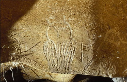 Rock paintings in the Chauvet Cave (France), some of the oldest cavepaintings in the world.They date