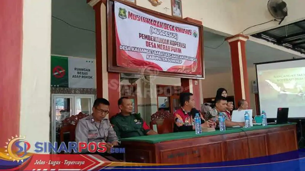 MUSDESUS Pembentukan Koperasi Desa Merah Putih, Desa Kalianget Barat