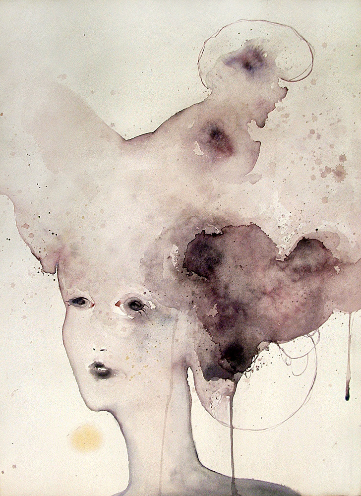 bloodstainedvibrator:  selections from the watercolor series I don’t want your