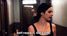 tarjeisandviks:Jessica Jones, you are a hard-drinking, short-fused, mess of a woman, but you are not