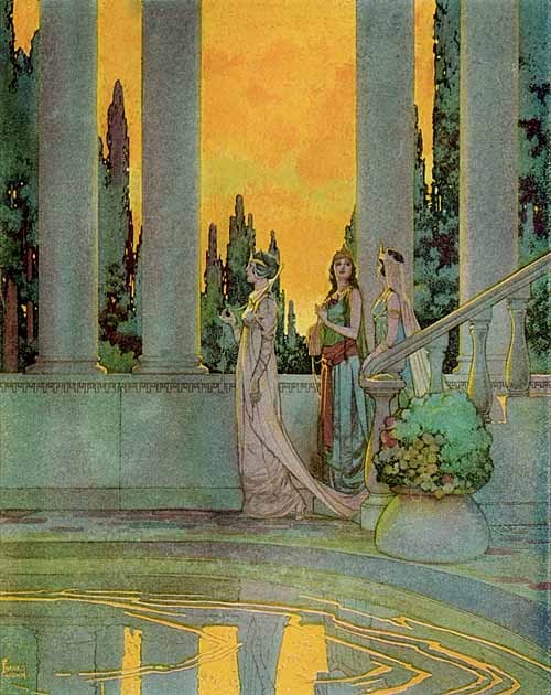 yan-wo:    The Blue Fairy Book, Frank Godwin, 1931 