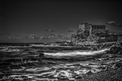 Caesarea castle by Mark Perelmuter Caesarea, Israel