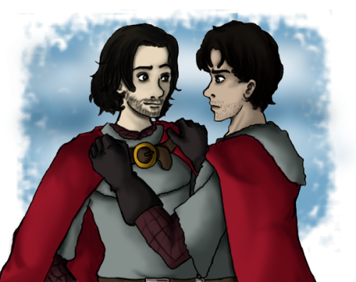 springinstep:I often have an image in my head of Gwaine’s cape being wonky (again), so Lancelot stra