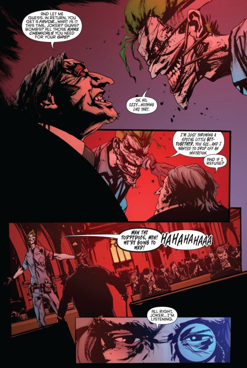 Joker vs. Penguin.[from Batman (2011) #14]
