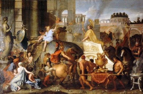 Entry of Alexander into Babylon, or the Triumph of Alexander, Charles Le Brun, 1665