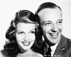  Fred Astaire and Rita Hayworth in publicity stills for You’ll Never Get Rich (1941) 