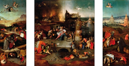 Hieronymus Bosch - The Temptation of Saint Anthony