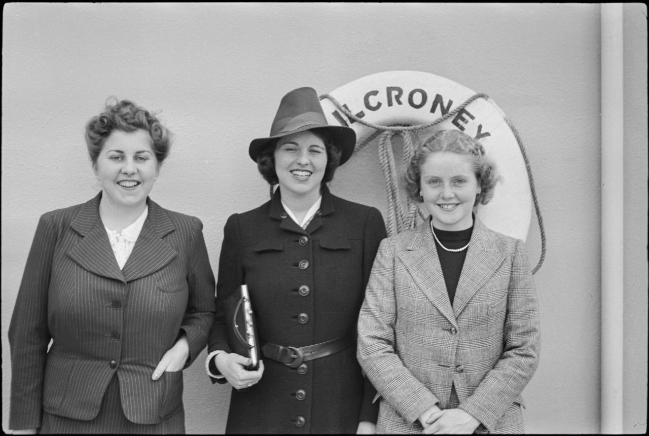 Rosemary Kennedy (middle) in Ireland