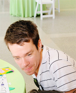 somenates:  Nate Ruess at the Morgan Stanley Children’s Hospital in NYC on May 11th