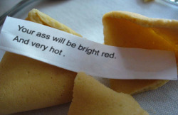 princess-manders:  lil-miss-bi-curious:  obscenite:  So it is written…so let it be done.  Make it so!  The ledger threat was made… The fortune cookie only serves to make me squeal and hide