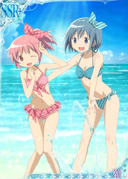 thekusabi: Official Madoka Magica Memories of Summer 2015 series artwork!