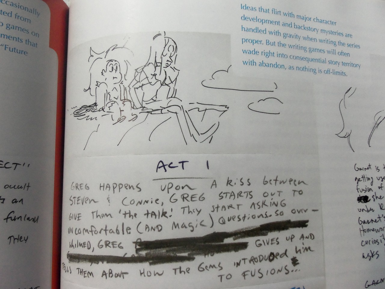 annadesu:  “Greg happens upon a kiss between Steven &amp; Connie. Greg starts