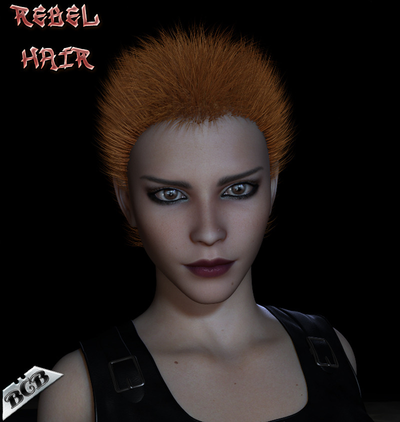 Brand new hair by Boxcutter Beauty is out today! Rebel is a short, spiky hair style,