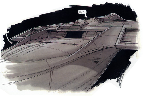 John Eaves’ designs for the Enterprise-E. [x]