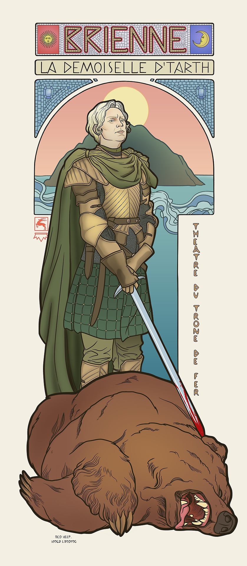 englishbondage:  xombiedirge:Mucha-Inspired Game of Thrones Series by Elin Jonsson / Store / TumblrToo
