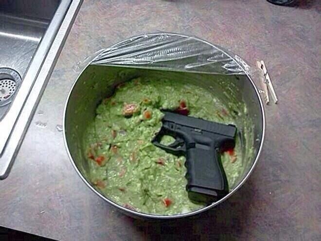 thirstmob:  Glockamole. 