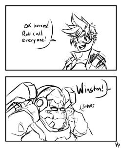 kpfightmaster: Overwatch more like Oversnot hahahahahahaha i can’t stop playing (Edit: also sorry, but the winston thing was from this;;) 