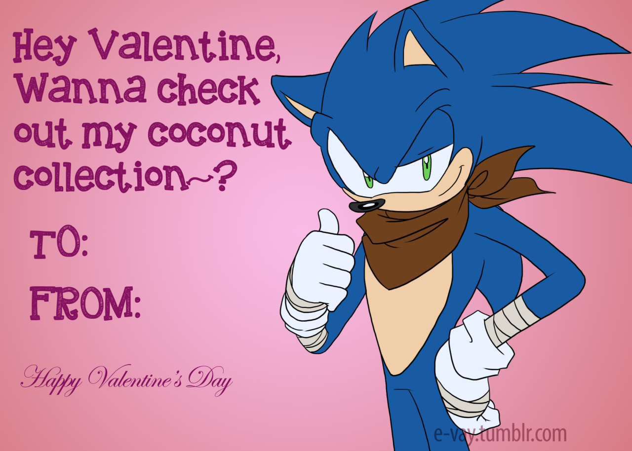 e-vay:  I made some Valentine’s Day (or Single Awareness Day, if you’re like