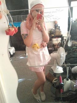 squiglet:  Gotta go as nurse joy to a party in a couple of weeks. Who likes my costume i made ^_^ ?