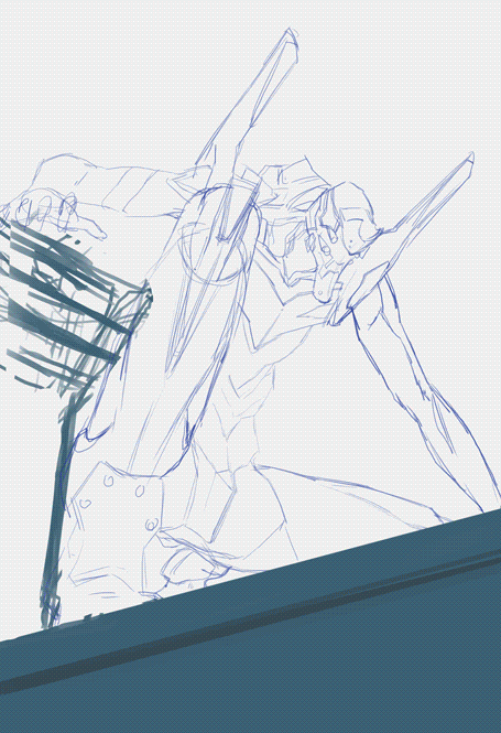 theallenyu:.Asuka strikes. Unit 02’s original intro