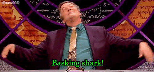 silverrabbit:QI Series K E2 Love Stephen’s impression of a basking shark!