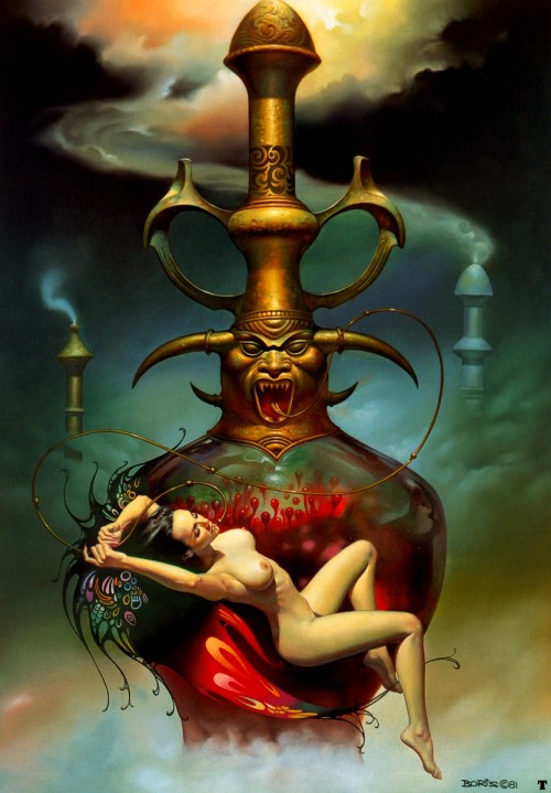 love69web: Boris Vallejo Hands (1981) Demon Lover (1979) Siren Song (1979) Opium Dream (1981) The Bride (1981) Flight (1984) Medusa (1982) Birth (1980) Burning (1979) First Love (1981)  my fav artist