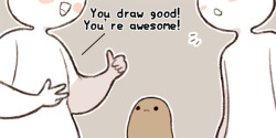 kawacy:  when two Art Gods are complimenting each otherand you’re just watching them like