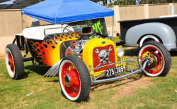 rollinmetalart: Sinister may be the only appropriate word for this ‘23 “T”.  Ventura Nationals, Ventura, CA.