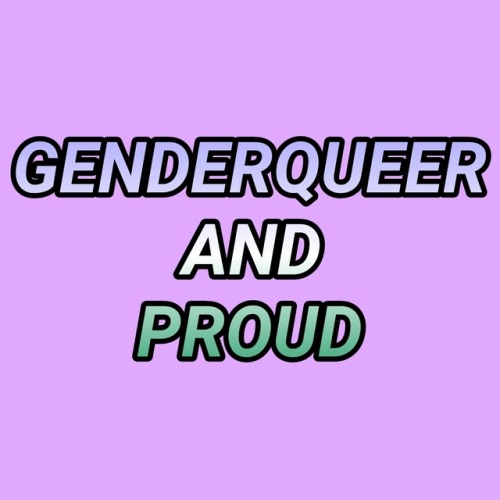 (A collection of images with a light purple background and gradient text in the colors of pride flag