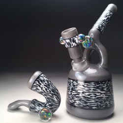 Weedporndaily:  Silver Static Stirrup Set. I Am Honored To Have Made This Collaborative