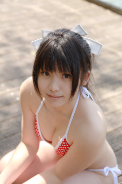 kuudererules:  Enako Rin with swimsuit (part 1)