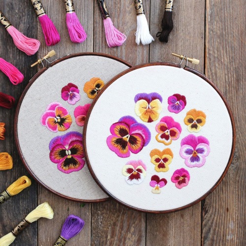 sosuperawesome: Embroidery Hoop Art and Patterns Emillie Ferris on Etsy