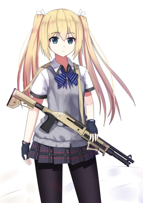 exzerno: Cute operator girl with a M1014