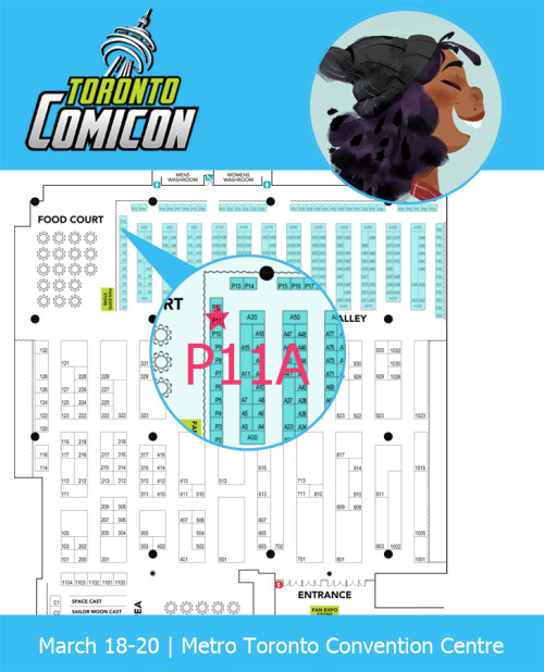 A bit late getting all the details from the con…but I will be at Toronto Comicon this weekend