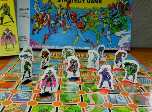 Marvel Comics Super Heroes Strategy Game, 1980. 
