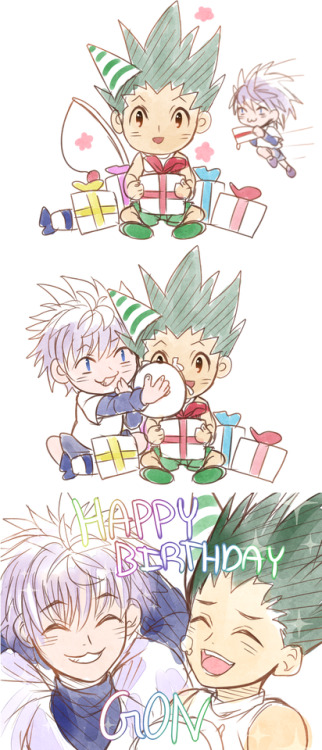 Happy Birthday Gon…and Luffy!