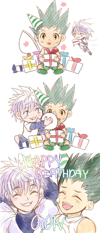 Happy Birthday Gon&hellip;and Luffy!