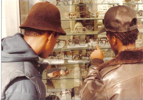solebythepound:  Cazal shades & corn braids… 